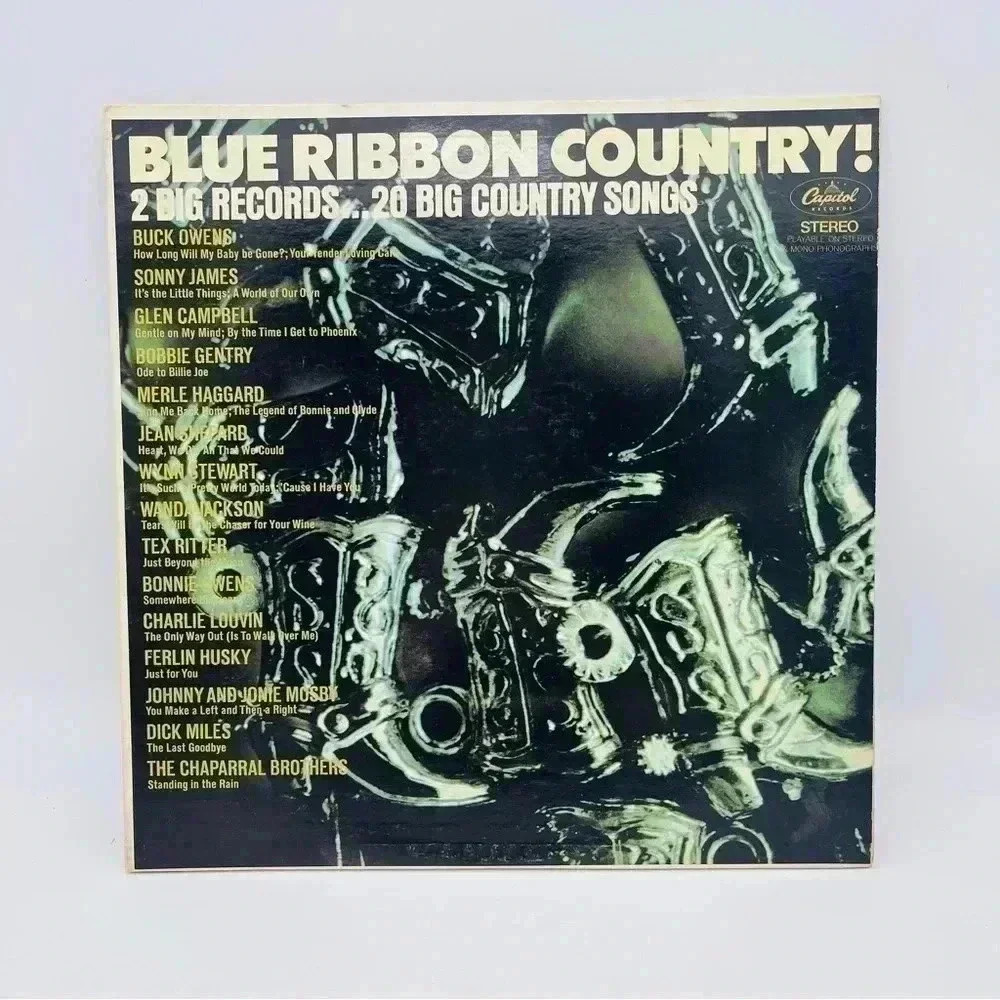 Vinyl Double Record Blue Ribbon Country Album